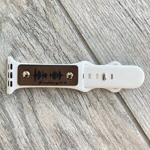 Life's An Adventure, Enjoy The Ride Soundwave Band For Apple 38-42mm - White